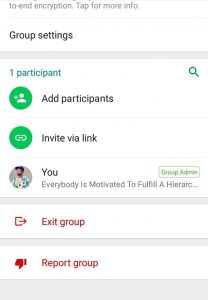 Remove whatsapp group participants