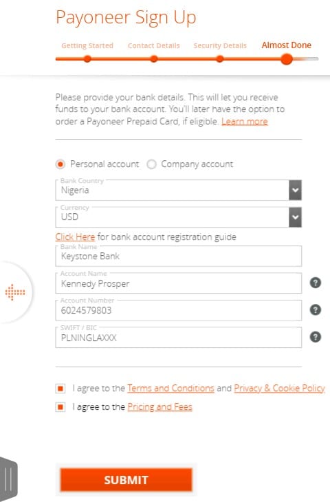 How To Open A Payoneer Account In Nigeria
