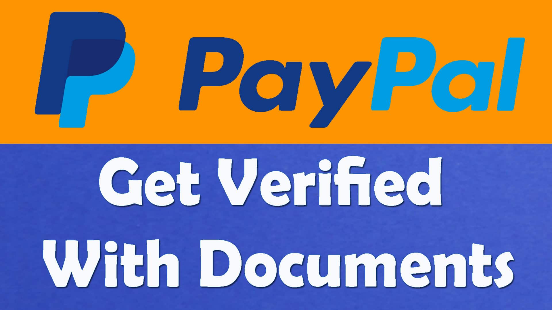 PayPal Proof of Address Documents