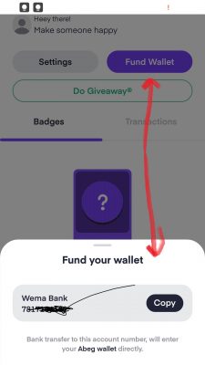 How To Withdraw From Abeg App