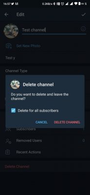 How To Delete A Telegram Android Yourself