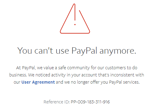 how to withdraw money from limited paypal account before 180