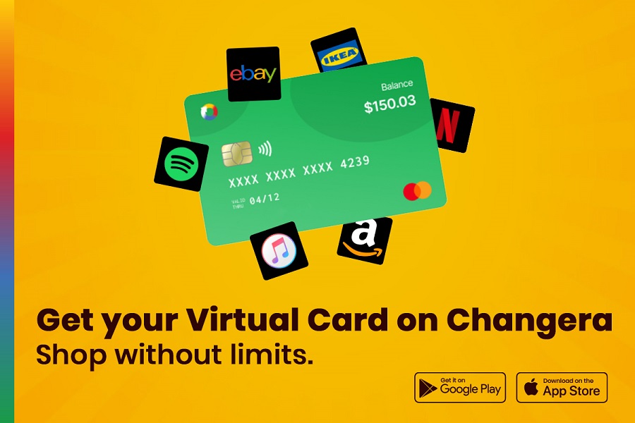 Get Changera Virtual Dollar Card