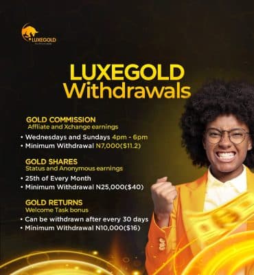 How To Withdraw on LuxeGold